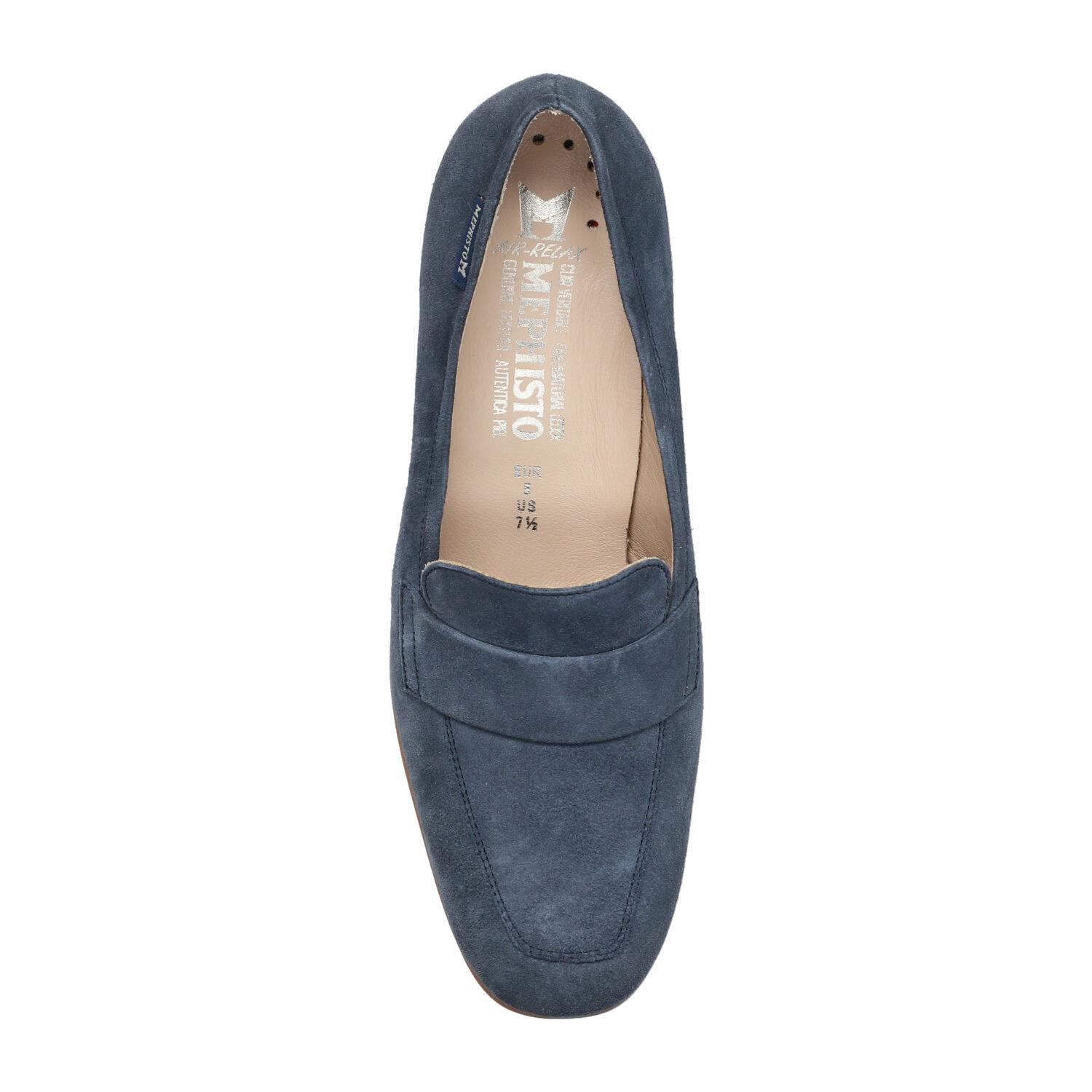 mocassins femme modèle Josephine Bleu jean - Mephisto